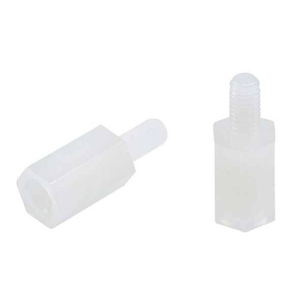 M3x20mm Plastik Yükseltme Parçası Dişi-Erkek - 10 Adet - 1