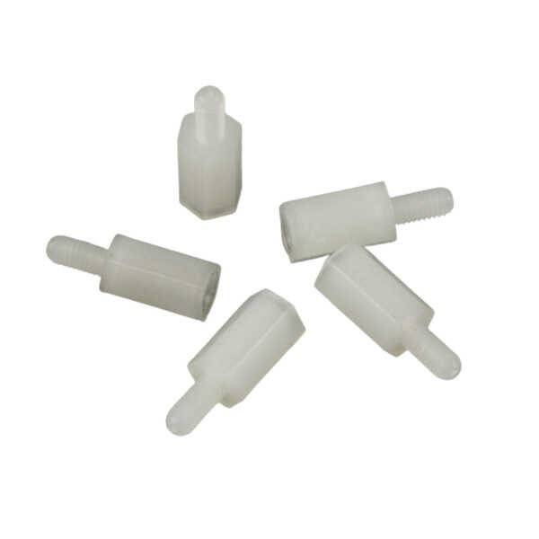 M3x20mm Plastik Yükseltme Parçası Dişi-Erkek - 10 Adet - 2