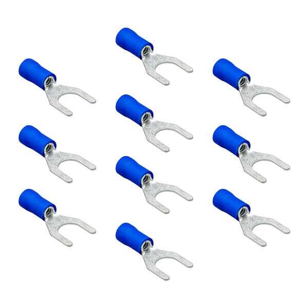 M5 Çatal Tip İzoleli Kablo Ucu 1.50 - 2.50mm2 - 10 Adet - 1