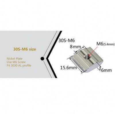 M6/30 T Kanal Somun - 3 data-big=