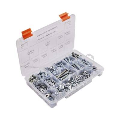 M6 Anahtar Başlı Vida Somun ve Pul Seti - 612 Parça - Robolink Teknoloji (1)