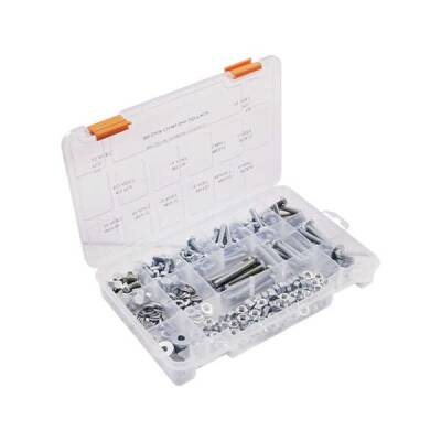 M6 Çelik Anahtar Başlı Vida Somun ve Pul Seti - 329 Parça - Robolink Teknoloji (1)