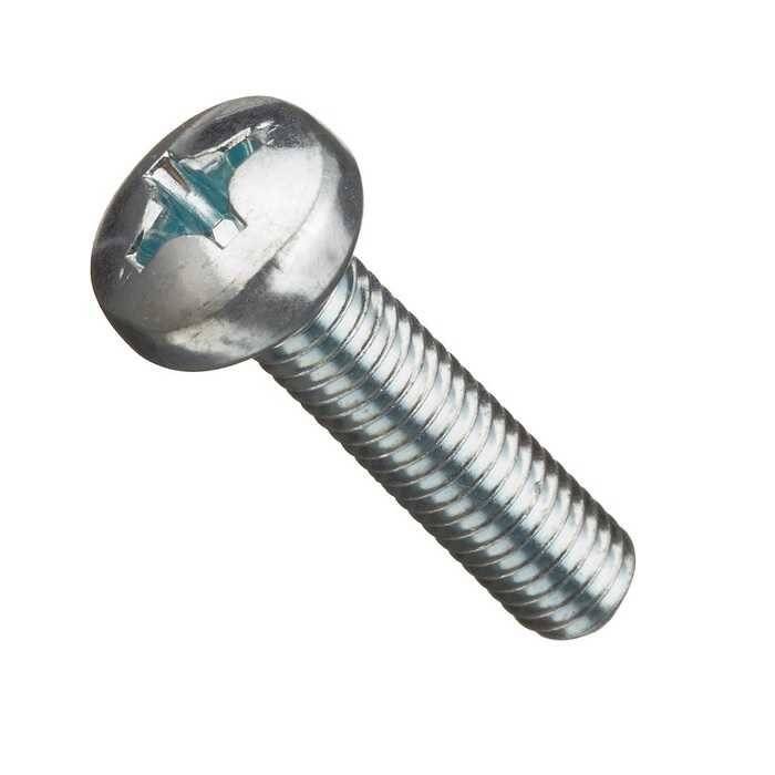 M6x20 YSB Galvaniz(Beyaz) Vida - 10 Adet - 1