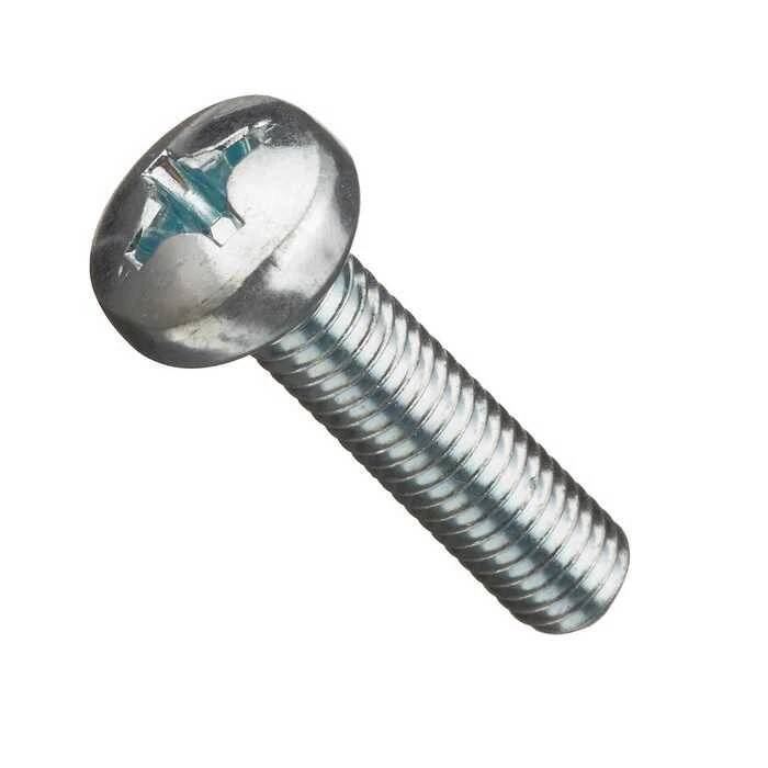 M6x8 YSB Galvaniz(Beyaz) Vida - 10 Adet - 1