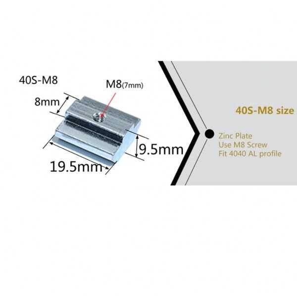 M8/40 T Kanal Somun - 3