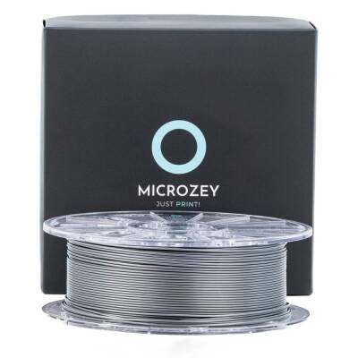 Microzey PLA Pro Hyper Speed Filament Gümüş Gri 1.75mm 1000gr - Microzey (1)