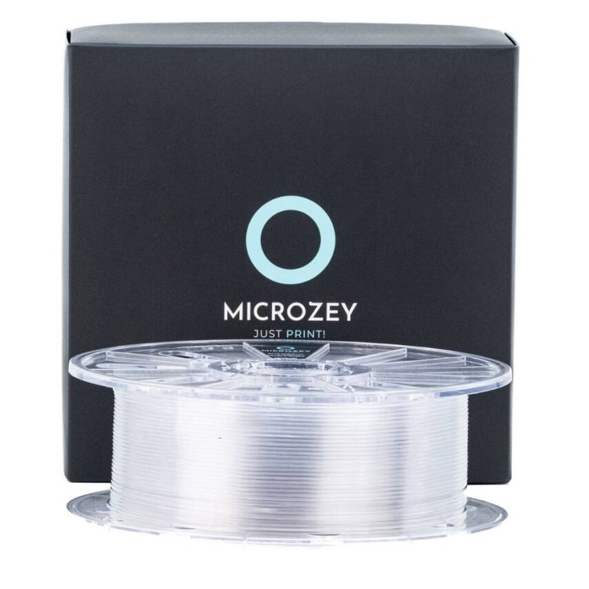 Microzey PLA Pro Hyper Speed Filament Şeffaf Naturel 1.75mm 1000gr - 2