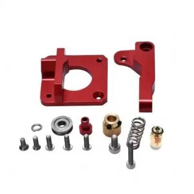 MK8 Alüminyum Extruder Blok Seti Kırmızı- Sağ El -1.75mm - 1 data-big=