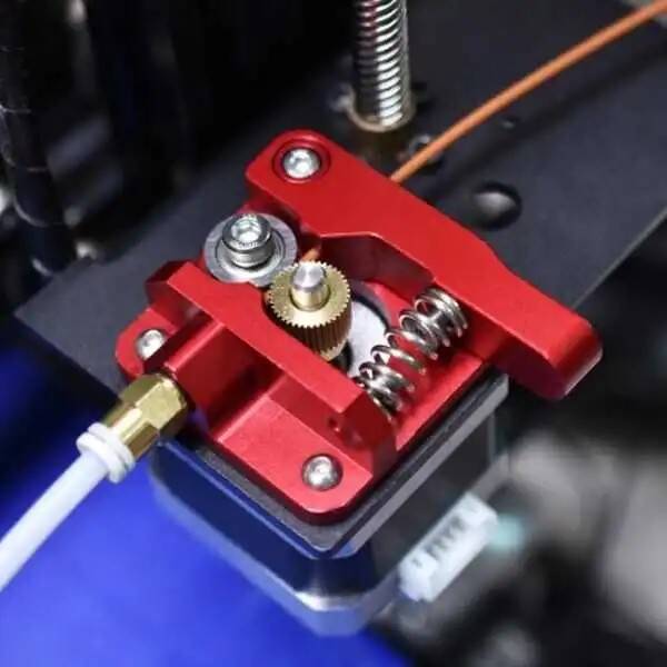 MK8 Alüminyum Extruder Blok Seti Kırmızı- Sağ El -1.75mm - 4