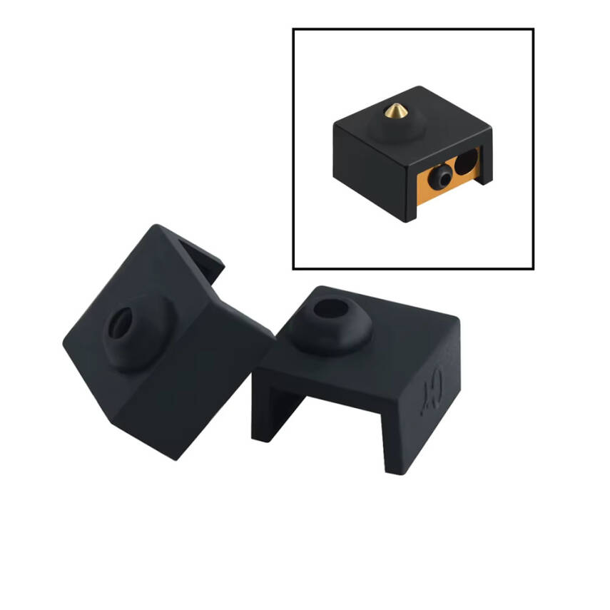 MK8 Isıtıcı Blok Silikonu - Siyah - 1