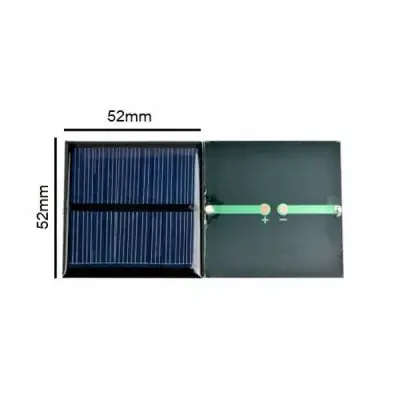 Monokristal Güneş Pili-1.5V/250mA-52x52mm - 2 data-big=