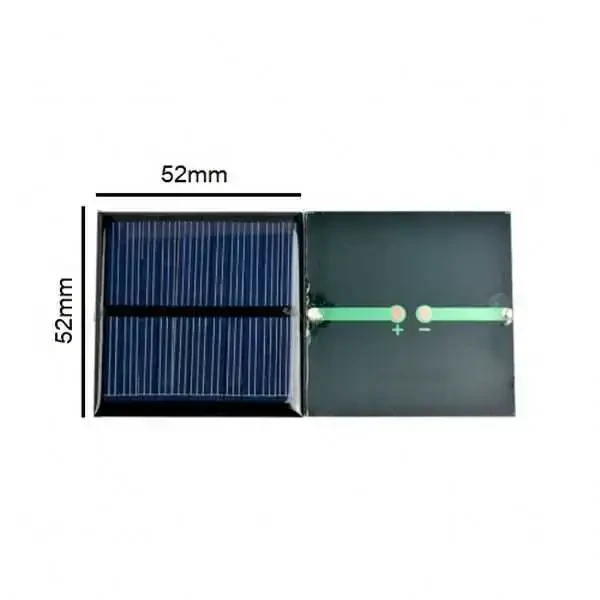Monokristal Güneş Pili-1.5V/250mA-52x52mm - 2