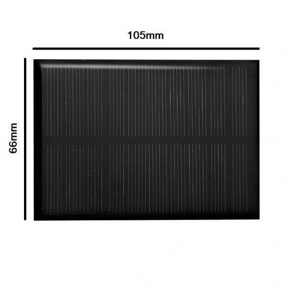 Monokristal Güneş Pili-6V/150mA-105x66mm - 2