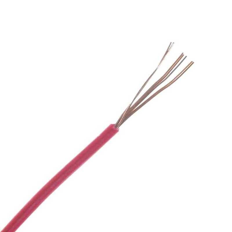 Montaj Kablosu Rulosu - 15mt, Çok Damar, Kırmızı - 2