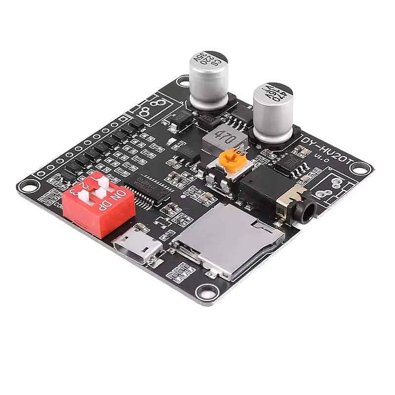 DY-HV20T MP3 Ses Oynatma Modülü 10W/20W - Arduino Uyumlu MP3 Player - 2