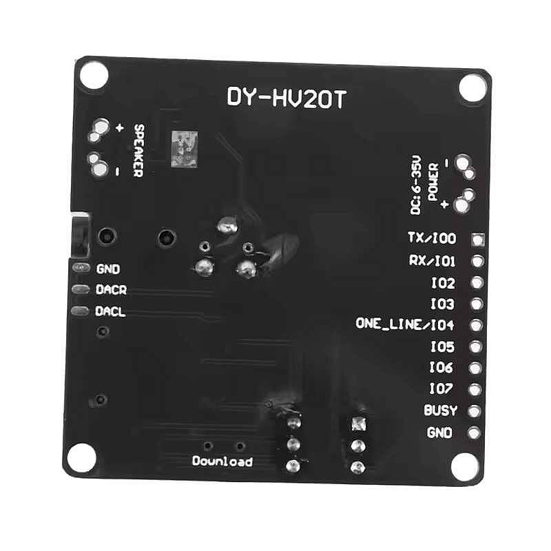 DY-HV20T MP3 Ses Oynatma Modülü 10W/20W - Arduino Uyumlu MP3 Player - 3