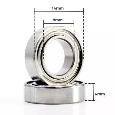 MR 148 ZZ Rulman - 8mm İç Çap - Robolink (1)