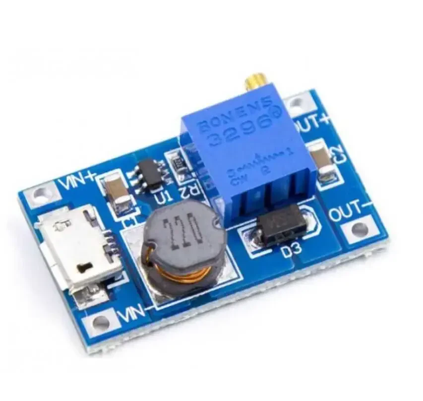 MT3608 2A Yükselteç DC-DC Güç Modülü Micro Usb Girişli - 1