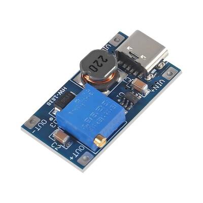 MT3608 2A Yükselteç DC-DC Güç Modülü Type C Girişli - Robolink (1)