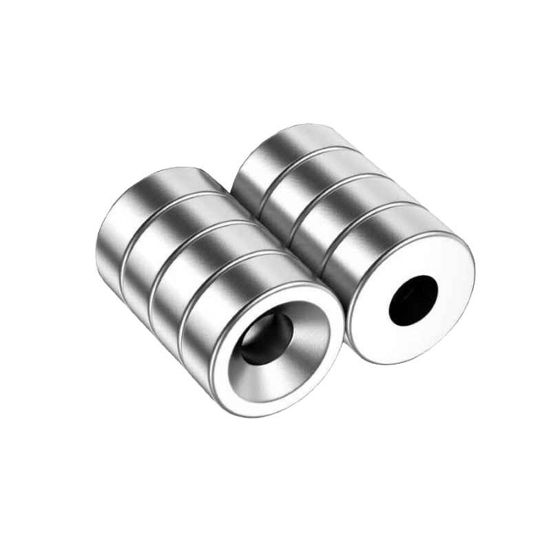 Neodyum Güçlü Mıknatıs Delikli 12x4-4mm - 1 Adet - 1