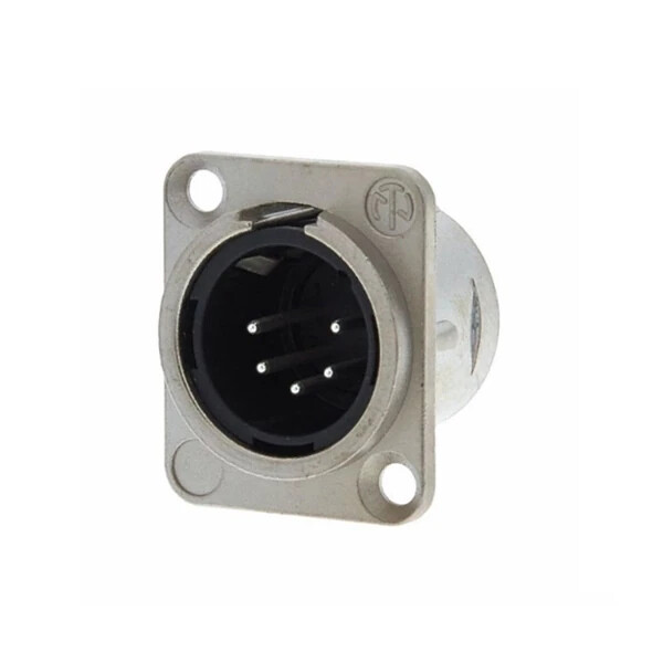 Neutrik NC5MD-L-1 5 Pin XLR Erkek Şase Konnektör - 1