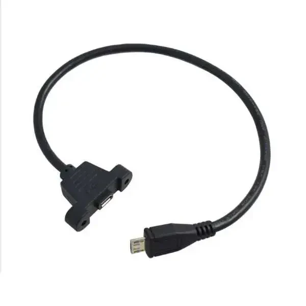 Panel Montajlı Micro USB Uzatma Kablosu - Robolink