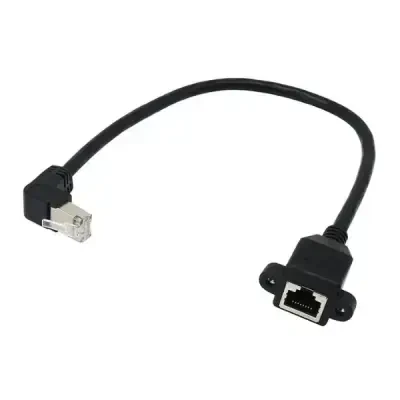 Panel Montajlı RJ45 Ethernet Uzatma Kablosu 30cm - UP - 1 data-big=