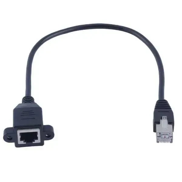 Panel Montajlı RJ45 Ethernet Uzatma Kablosu - Robolink