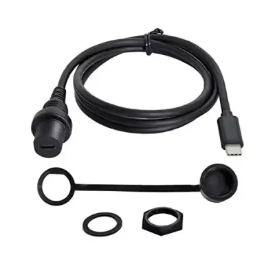 Panel Montajlı Type C USB 3.1 Uzatma Kablosu - 3 data-big=