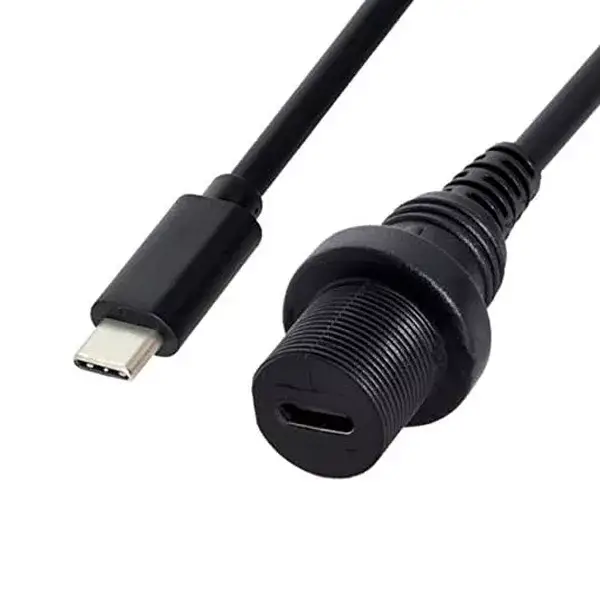 Panel Montajlı Type C USB 3.1 Uzatma Kablosu - 4