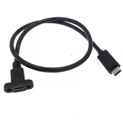 Panel Montajlı Type C USB Uzatma Kablosu - 30cm - 3 data-big=
