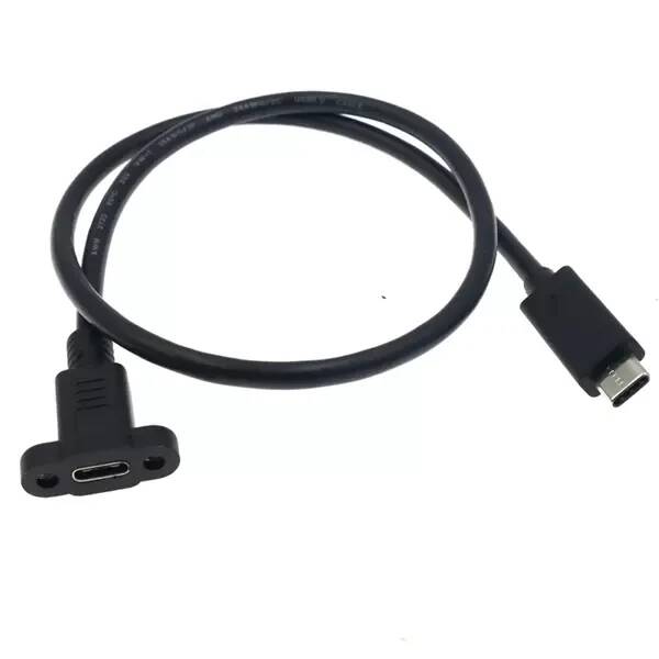 Panel Montajlı Type C USB Uzatma Kablosu - 30cm - 3