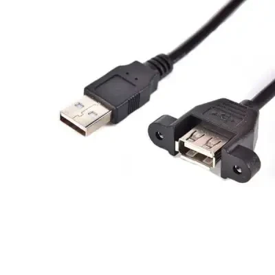 Panel Montajlı USB A Uzatma Kablosu - 1.5m - 4 data-big=