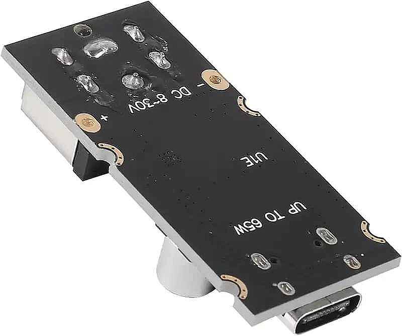 PD65W Type-C USB Qc3.0 5V 9V 12V 20V Hızlı Şarj Modülü – 2.1x5.5 Jack - 3