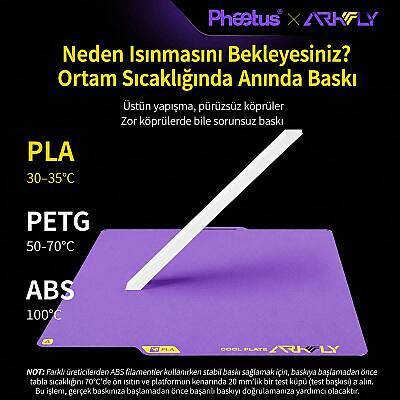 Phaetus Arkfly H2D Uyumlu Çift Taraflı Manyetik Soğuk Tabla - 355×346 mm - 3 data-big=