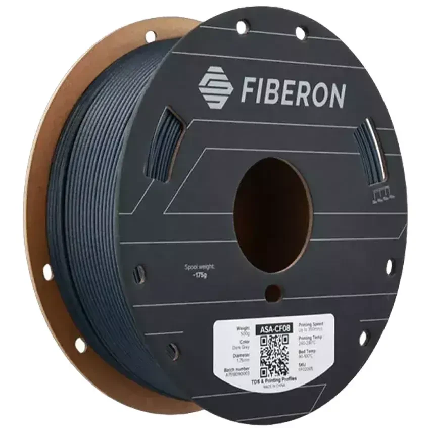 Polymaker Fiberon ASA-CF08 Filament Koyu Gri - 500gr - 1