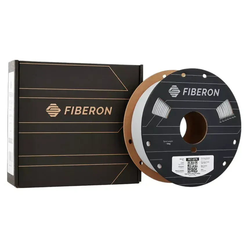 Polymaker Fiberon PET-GF15 Filament Açık Gri - 3