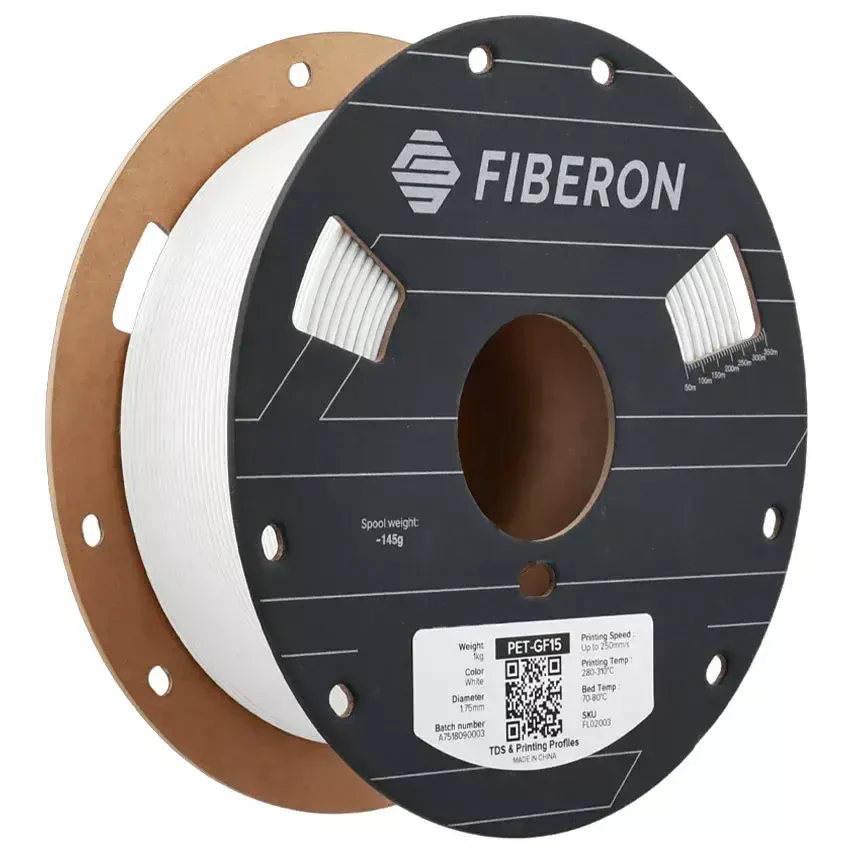 Polymaker Fiberon PET-GF15 Filament Beyaz - Polymaker