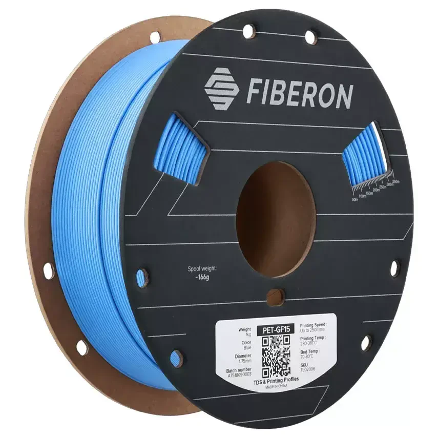 Polymaker Fiberon PET-GF15 Filament Mavi - 1