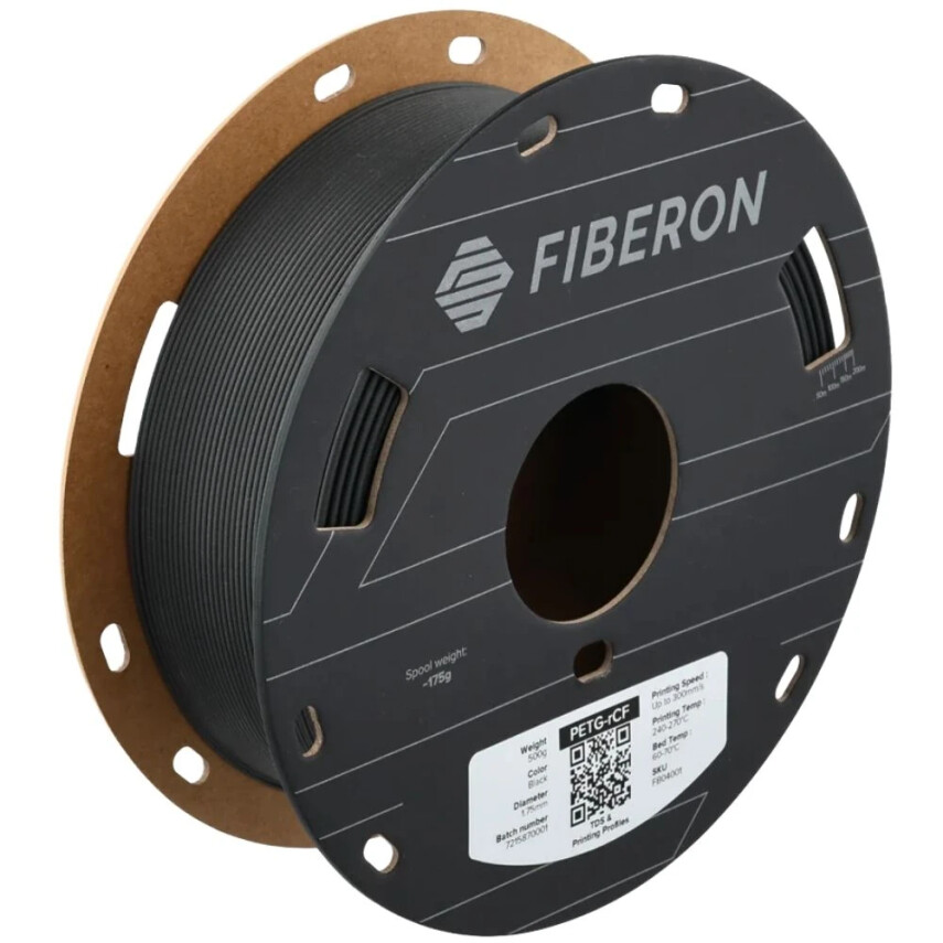 Polymaker Fiberon PETG-rCF08 Filament Siyah - Polymaker