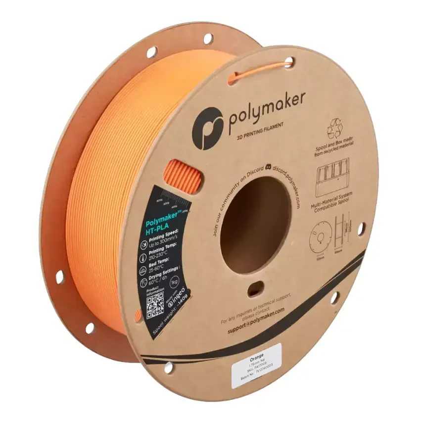 Polymaker HT-PLA Filament Turuncu - 1