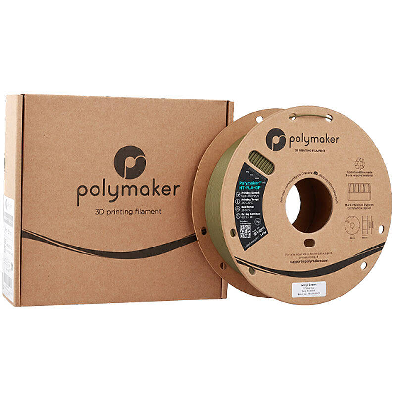 Polymaker HT-PLA-GF Filament Askeri Yeşil - 3