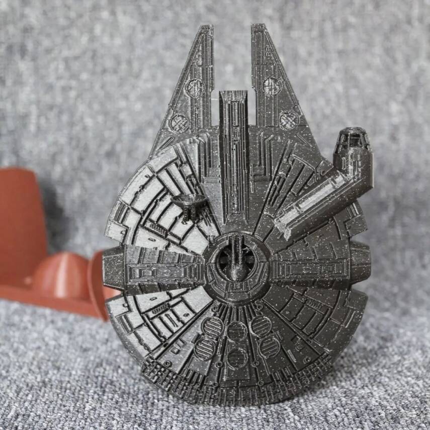 Polymaker Panchroma Galaxy PLA Filament Koyu Gri - 4