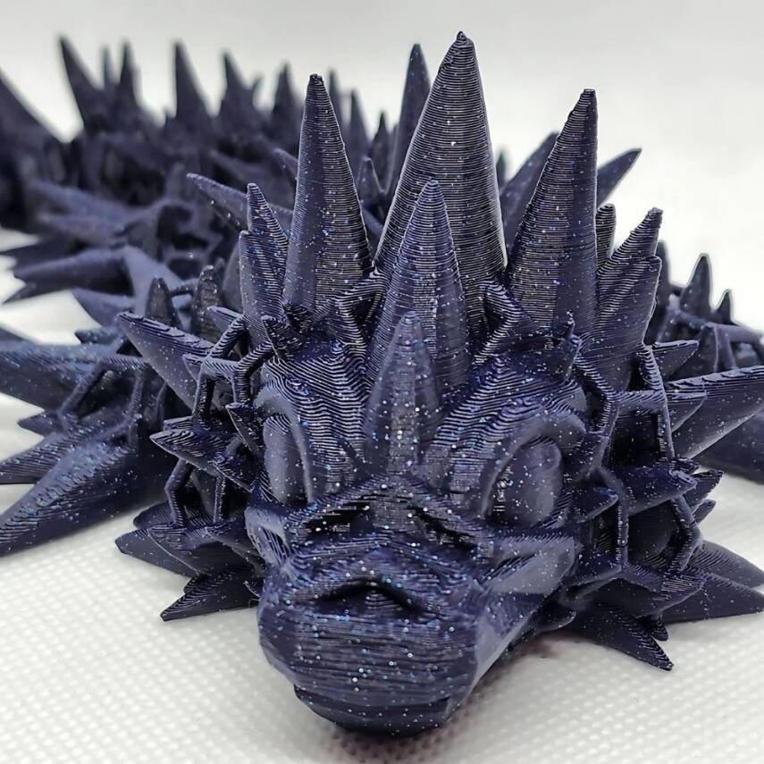 Polymaker Panchroma Galaxy PLA Filament Koyu Mavi - 5