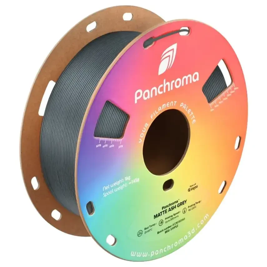 Polymaker Panchroma Matte PLA Filament Kül Gri - 1