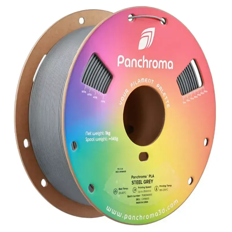 Polymaker Panchroma PLA Filament Çelik Gri - 1