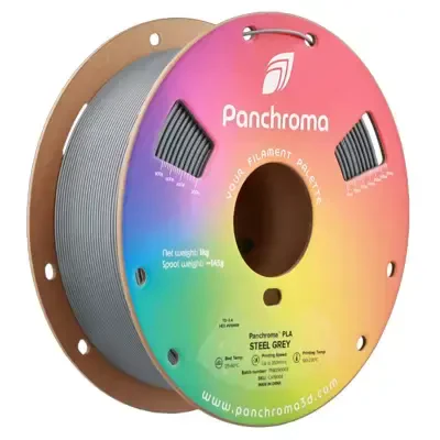 Polymaker Panchroma PLA Filament Çelik Gri - 1 data-big=