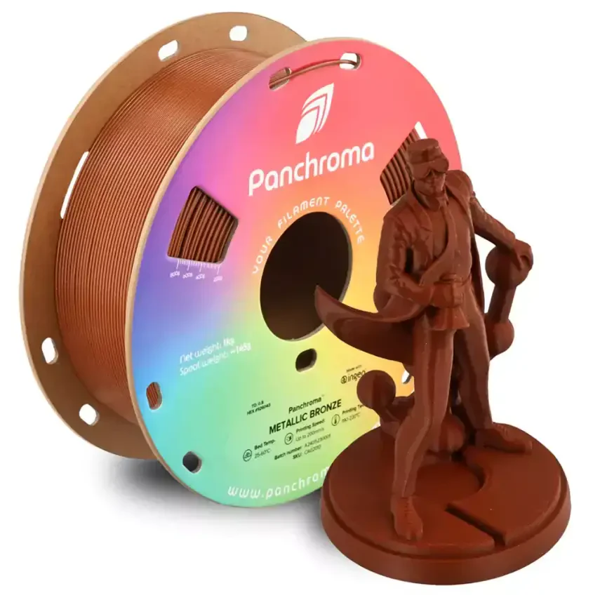 Polymaker Panchroma PLA Filament Metalik Bronz - 1