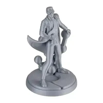 Polymaker Panchroma PLA Filament Metalik Gümüş - 3 data-big=