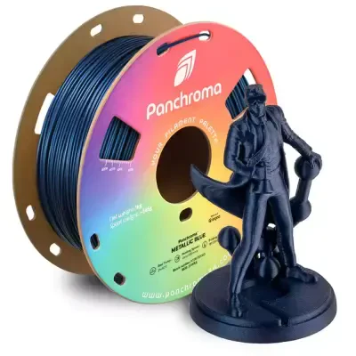Polymaker Panchroma PLA Filament Metalik Mavi - 1 data-big=